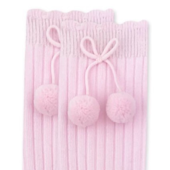 Jefferies Socks Pom Pom Knee High Socks - Picture 2 of 5